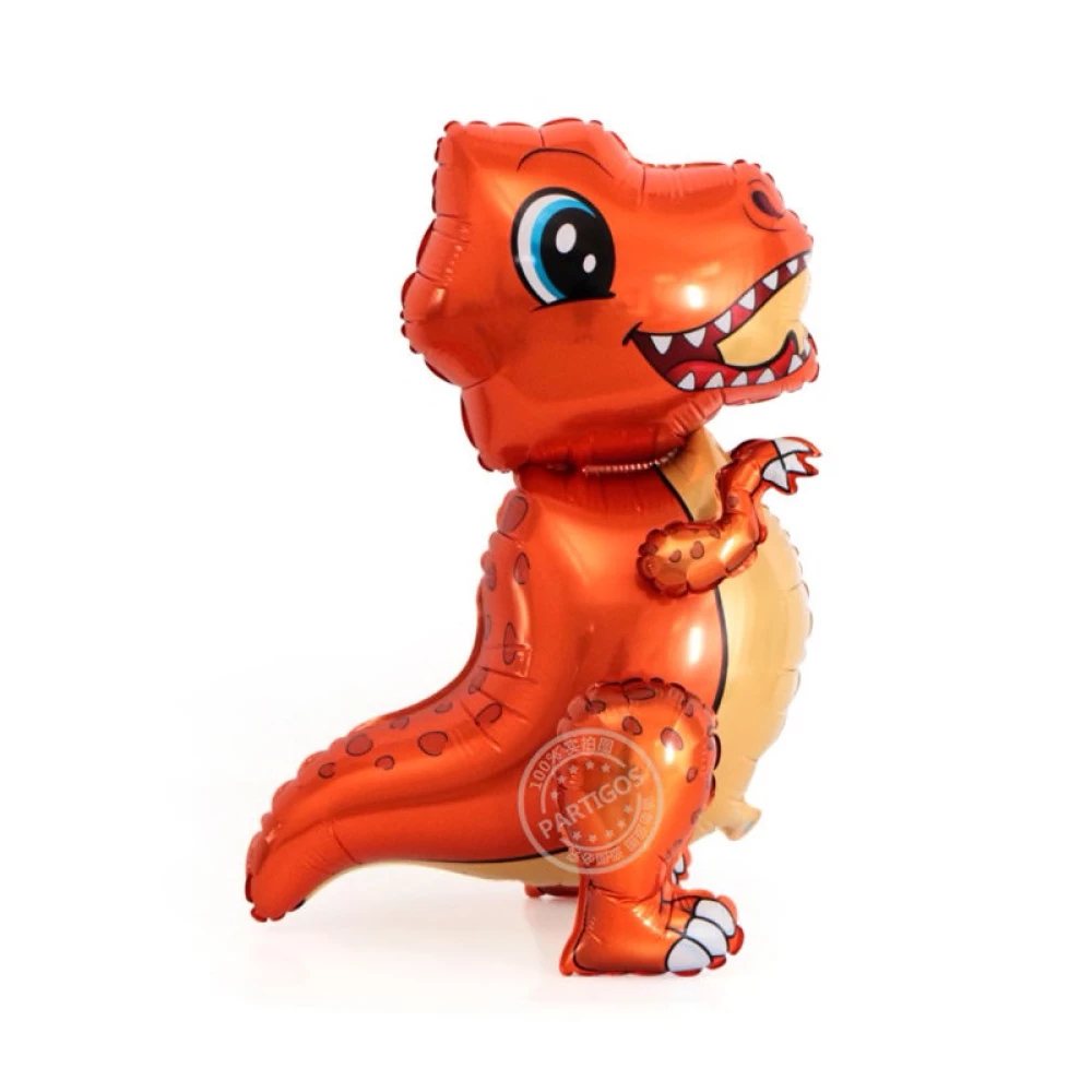 Куля фігурний 3-Д “Динозавр Тиранозавр малюк“ 75 см помаранчевий Китай