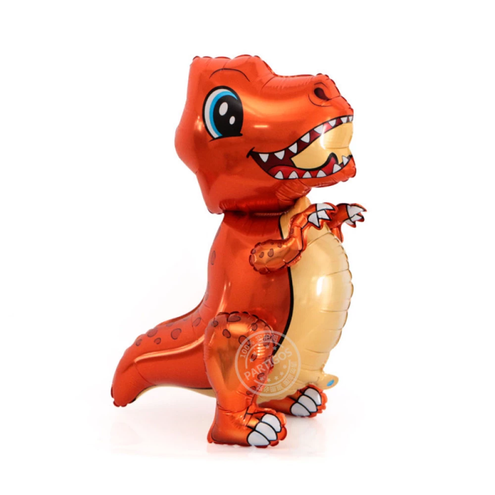 Куля фігурний 3-Д “Динозавр Тиранозавр малюк“ 75 см помаранчевий Китай