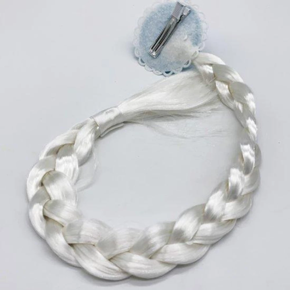 Карнавальний набір Ельза (крижане / холодне серце) (коса / косичка / кіска, корона, паличка) №2