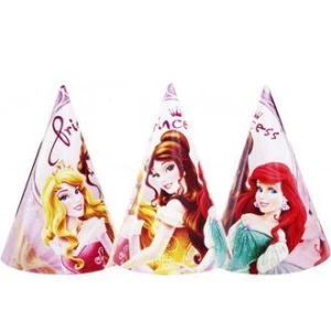 Изображение товара -  Колпачки, Принцессы Дисней праздничные карнавальные 16 см (1шт)-