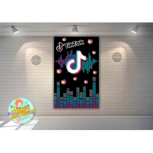Изображение товара -  Плакат TikTok / Тик Ток“ Вертикальный 120х75 см