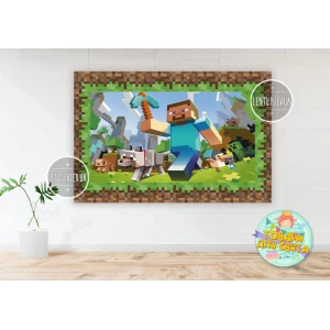 Изображение товара - Плакат “Майнкрафт“ 1х1,5 м