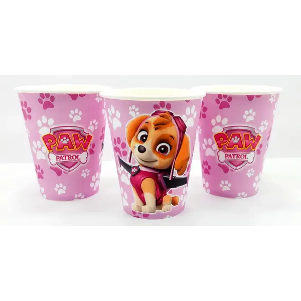 Стаканчики  “Щенячий патруль. Скай“ бумажные одноразовые (Поштучно  250мл)