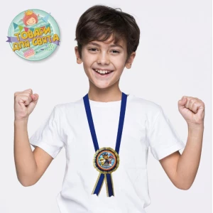 Изображение товара - Медаль “Щенячий патруль“ (3 героя). ДИАМЕТР С БАНТОМ: 85мм.