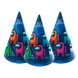 Изображение товара - Колпачки “Амонг Ас герои“ (поштучно) колпаки праздничные карнавальные (редкие коллекции) малотиражн