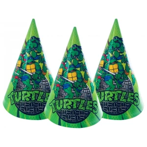 Изображение товара -  Колпачки, Черепашки Ниндзя праздничные карнавальные 16 см (1шт)-