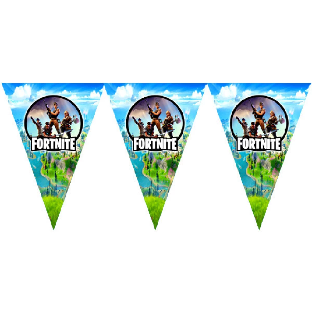 Вымпелы “Фортнайт“ (из 3-угольных флажков) -малотиражные издания-