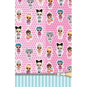 Изображение товара -  Подарочный пакет “Куклы Лол“ 16 х 27 см (мятно-розовый)