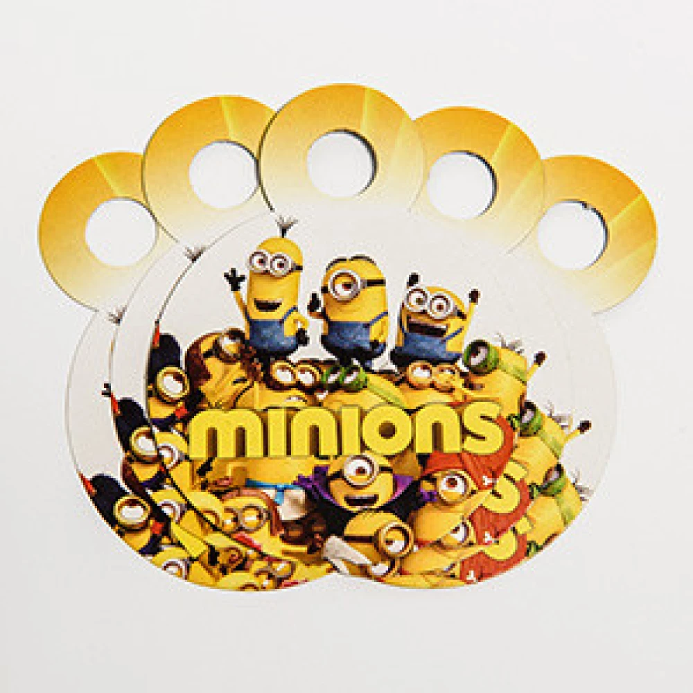 Медальки картонные “Миньоны“ (10шт./уп.) -