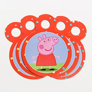 Зображення товара - Медальки картонні “Свинка Пеппа“ (10 шт./пач.) -