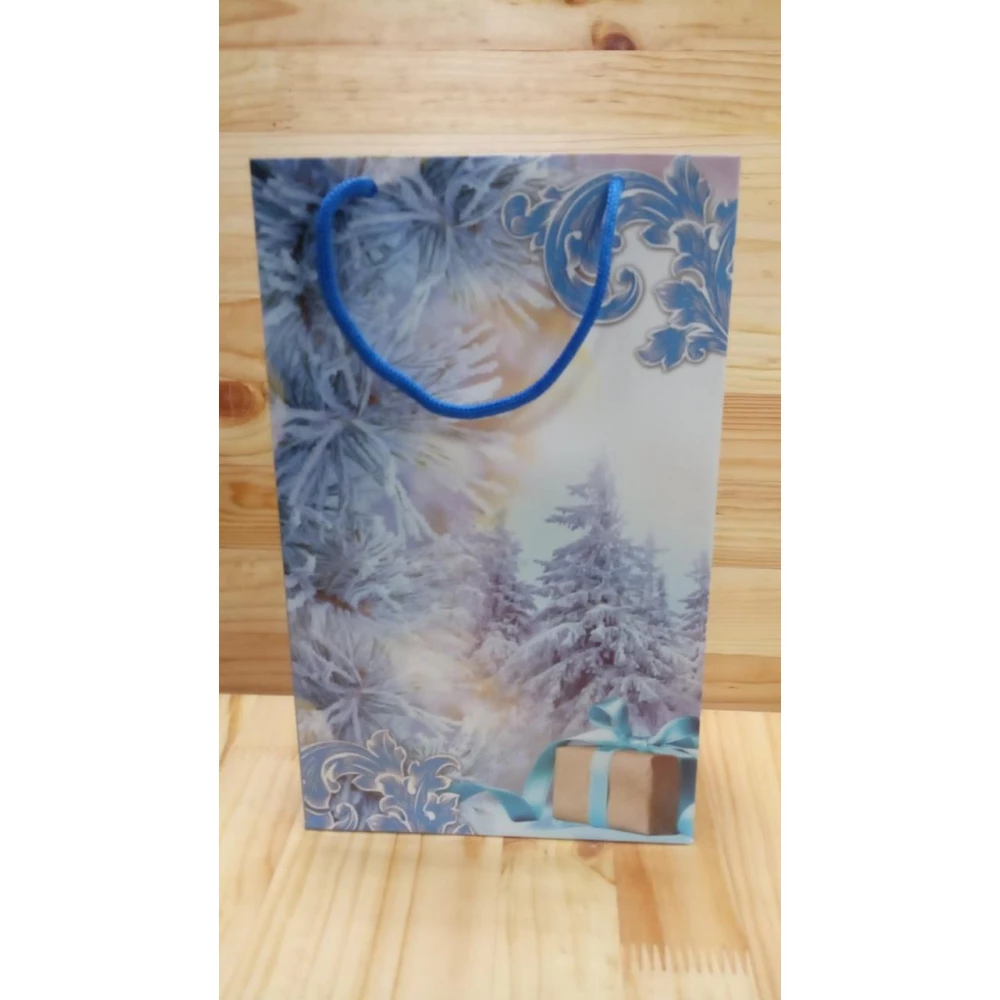 Новогодние пакеты лимитированные 26х16,5х7 (ПКм)