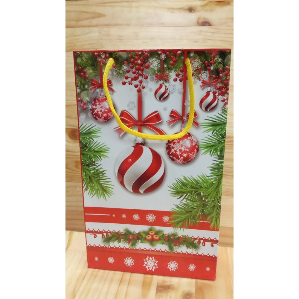 Новогодние пакеты лимитированные 26х16,5х7 (ПКм)