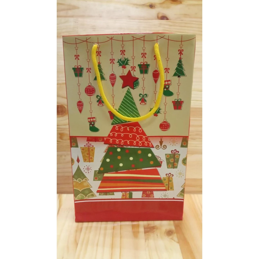 Новогодние пакеты лимитированные 26х16,5х7 (ПКм)