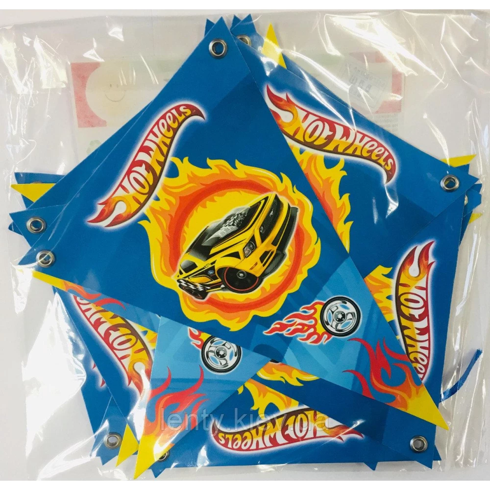 Вымпелы флажки “Хот Вилс“ из 3-угольных флажков -малотиражные издания-