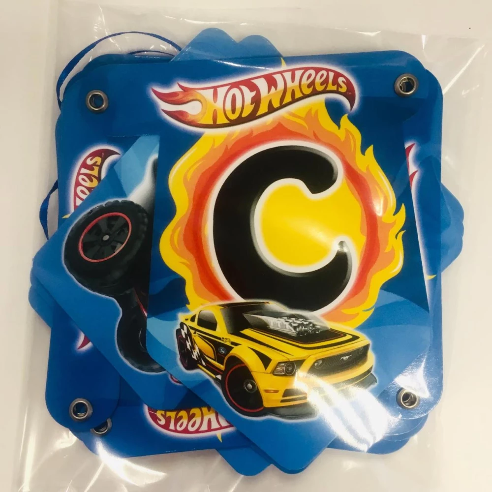 Гірлянда Хот Вілс “С Днем Рожденья“ (Рус) Рідкісні моделі/малотиражні- Російською