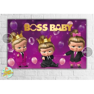 Изображение товара - Плакат “Леди Босс Молокосос. Три девочки“- 120х75 см (Тематический) для Кенди - бара -