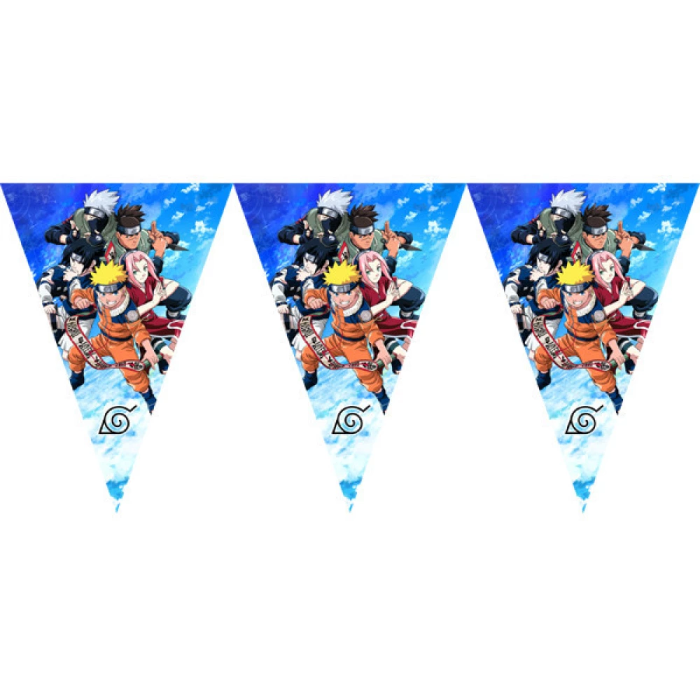 Вымпелы (из 3-угольных флажков) “Наруто“ -малотиражные издания-