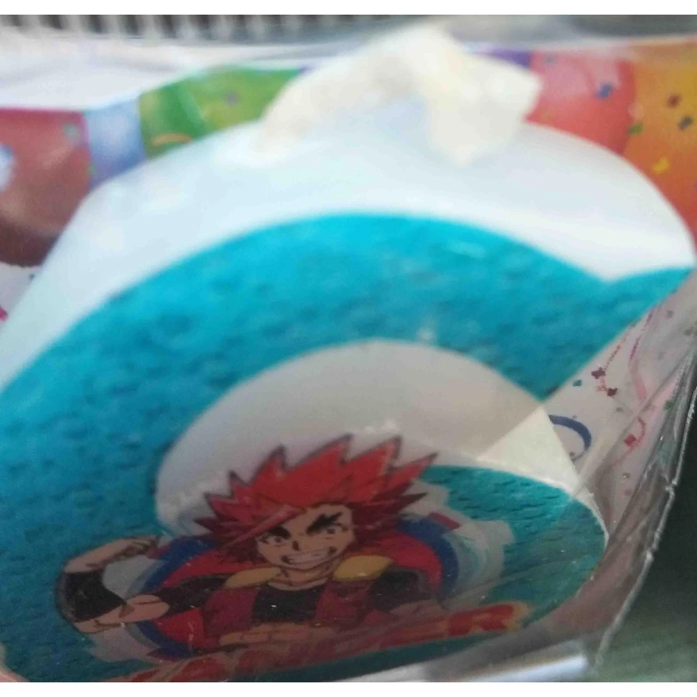 Свечи цифры (5см) с картинкой “Бейблейд / Beyblade“