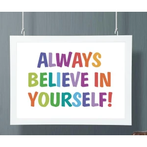 Изображение товара -  Постер мотивационный “Always believe in yourself“ А3