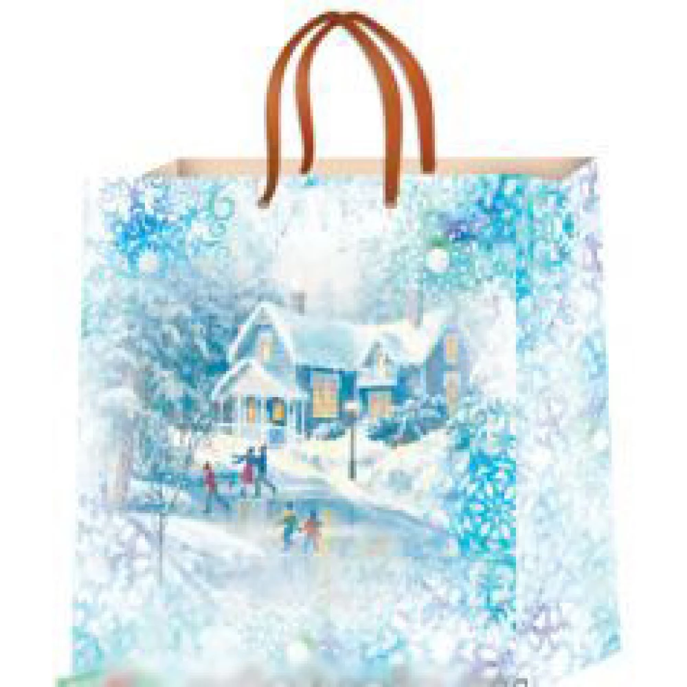 Новогодние пакеты ламинированные 16х16 (П3- Микс-1)