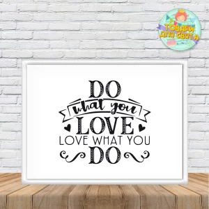 Изображение товара -  Постер мотивационный “Do what you love, love what you do“  горизонтальный А3