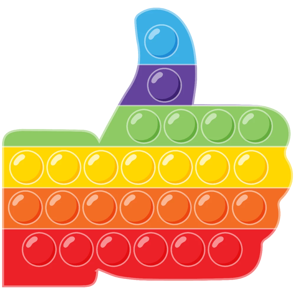 Мини шоколадки  “Поп ит“ 10шт/набор (шокобокс)