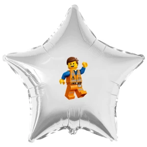 Изображение товара -  Наклейка “Лего“ 10,5х8,5см на шар 18“ (поштучно, без шара)