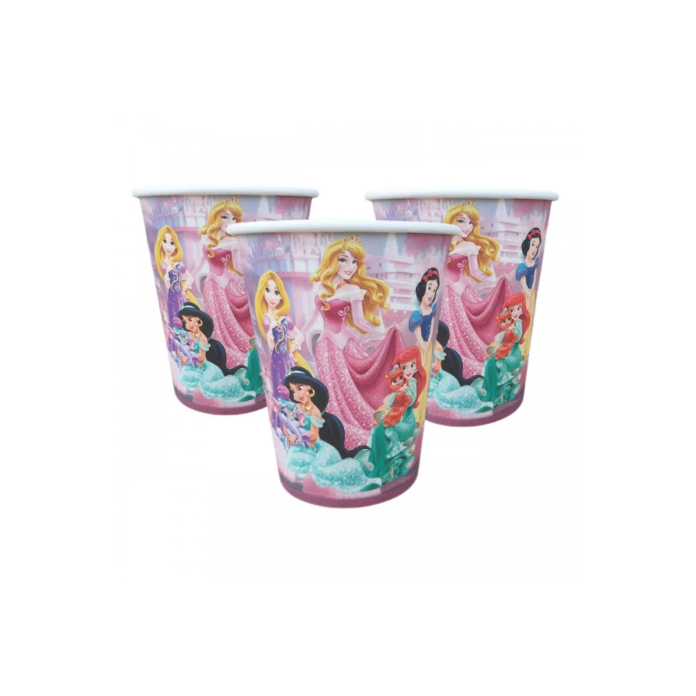 Стаканчики Принцессы Дисней (10шт/уп. 250 мл.)-