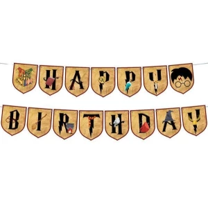 Изображение товара -  Гирлянда Happy Birthday в стиле  “Гарри Поттер“