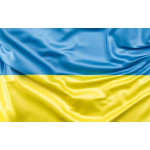 Изображение товара -  Фото-фон виниловый патриотический 120×75 см “Флаг Украины - Атласное полотно“