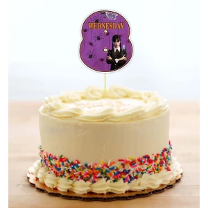 Изображение товара -  Топпер-цифра “Венсдей“  (до 10см цифра) вырубка  (1шт)- КАРТОН 8