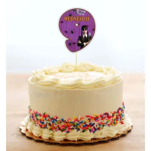 Изображение товара -  Топпер-цифра “Венсдей“  (до 10см цифра) вырубка  (1шт)- КАРТОН 9