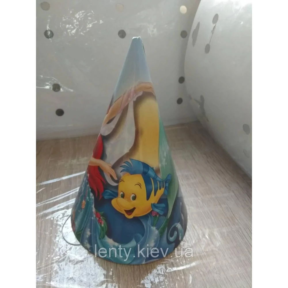 Ковпачки, Русалочка Аріель святкові карнавальні 16 см (1шт)-