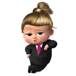 Изображение товара -  Наклейка для ростовой фигуры / фотозоны  “Леди Босс костюм“ 80х40 см / интерьерная наклейка