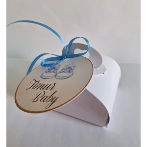 Изображение товара -  Набор мини шоколадок именных на праздник “Baby Shower“ (в наборе 4 шт. шокобокс)