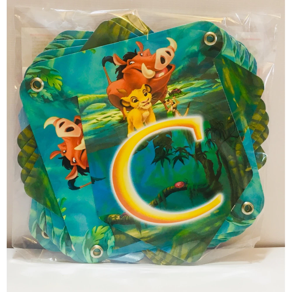 Гирлянда  “Король Лев“ “С Днем Рожденья“ Редкие модели/малотиражные- Русский