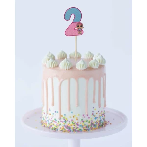 Изображение товара - Топпер-цифра (до 10см цифра) вырубка “Куклы ЛОЛ“ (1шт)- 2