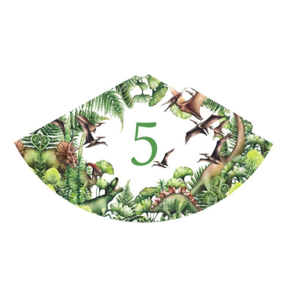 Колпачки “Динозаврики с цифрой“  (цифра на выбор)  поштучно