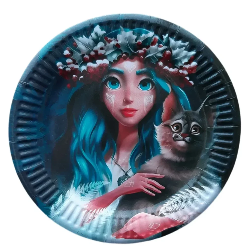Тарелки бумажные “Лесная песня“ 18см (10 шт)