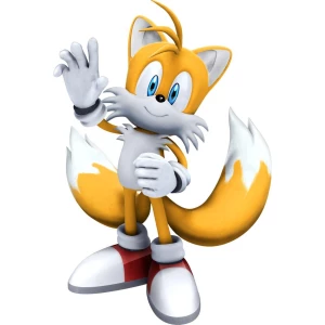 Изображение товара -  Ростова наклейка “Сонік / Sonic. Тейлз“ 80 см - без контурної обрізки