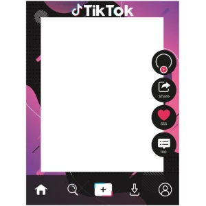 Изображение товара -  Наклейка для рамки “ТикТок / ТикТок“ 60х80см (без обреза)