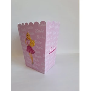 Зображення товара - Коробочка для попкорна “Барбі“ 15,5*11,5*9,5 см - поштучно