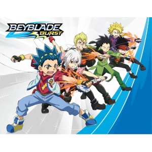 Изображение товара -  Вафельная картинка на торт “Бейблейд / beyblade“ А4- Бейблейд , А4 одна картинки на листе, 1
