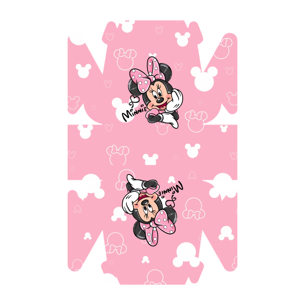 Коробочка “Минни Маус“  порционная для тортика/подарков 13х15х8,5