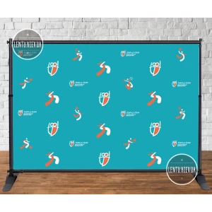 Изображение товара - Баннер школьный “Пліч о пліч“ Всеукраїнські шкільні ліги 3х2м (без каркаса)