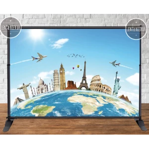 Изображение товара -  Баннер “Путешествия. Достопримечательность“ 2х3м - Фотозона (виниловый)-